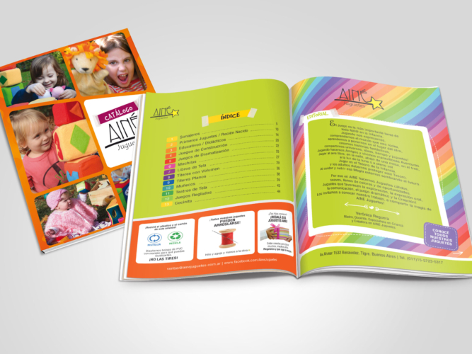 Editorial catalogo de jueguetes. AineJuguetes